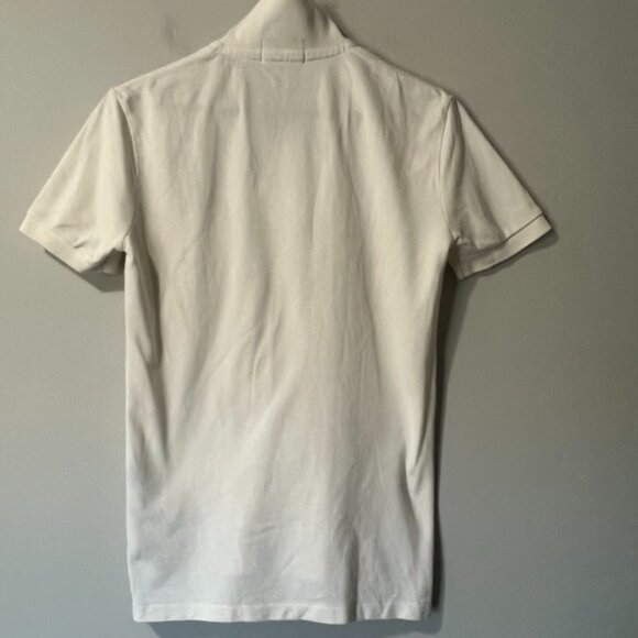 Rugby Ralph Lauren men's white mesh polo shirt, XS - Picture 2 of 8